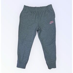 NIKE JOGGERS YXL YOUTH XL GRAY PINK POCKETS